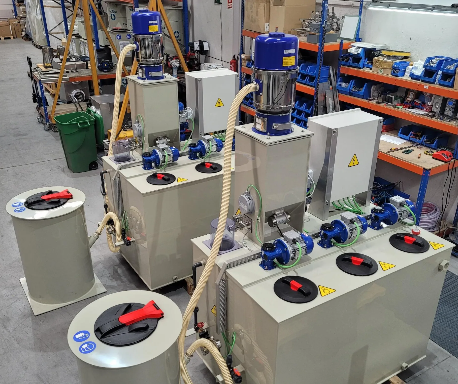 Fabricación equipos tratamiento de aguas